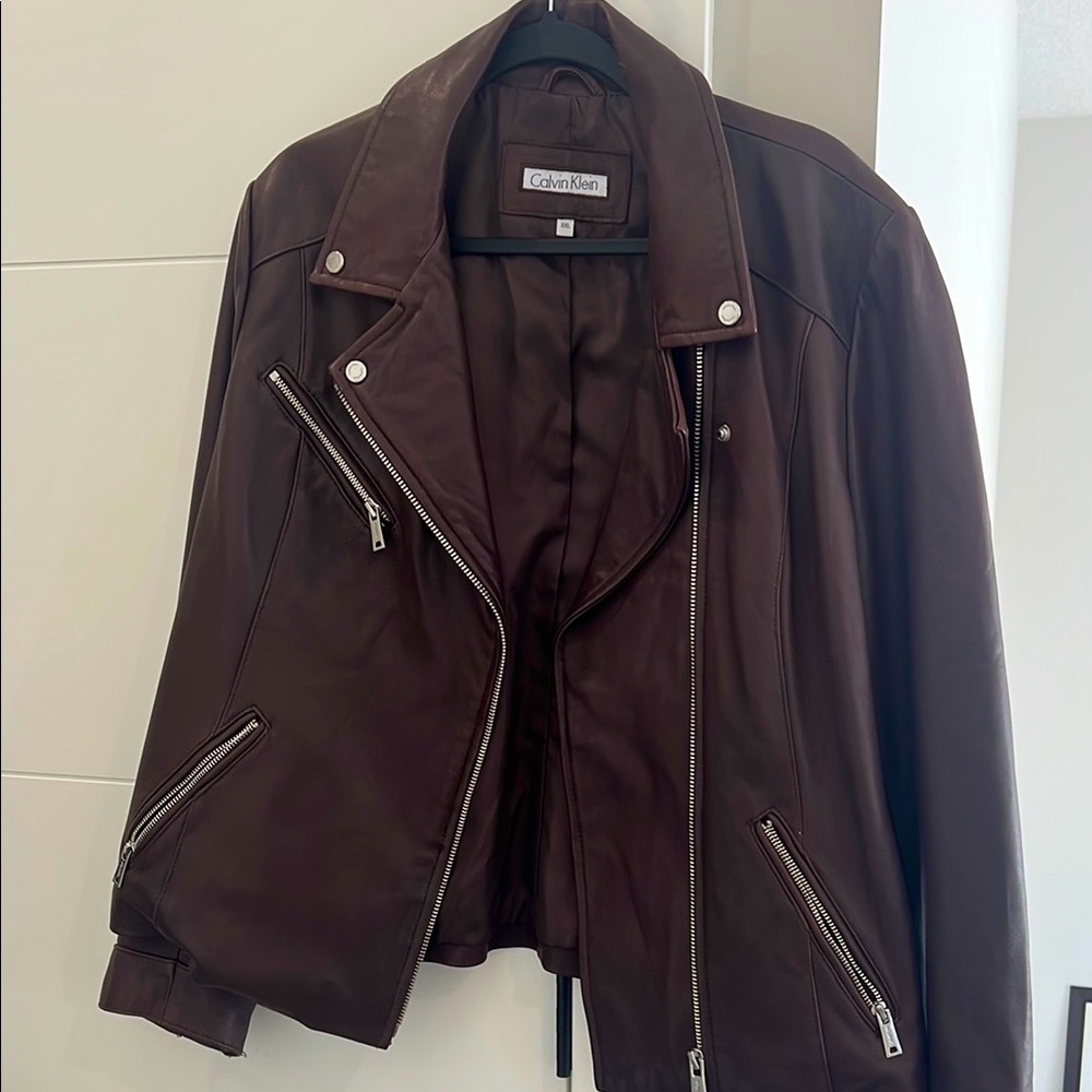 Calvin Klein Genuine Leather Jacket